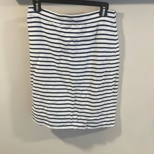 J.Crew striped pencil skirt size 4
